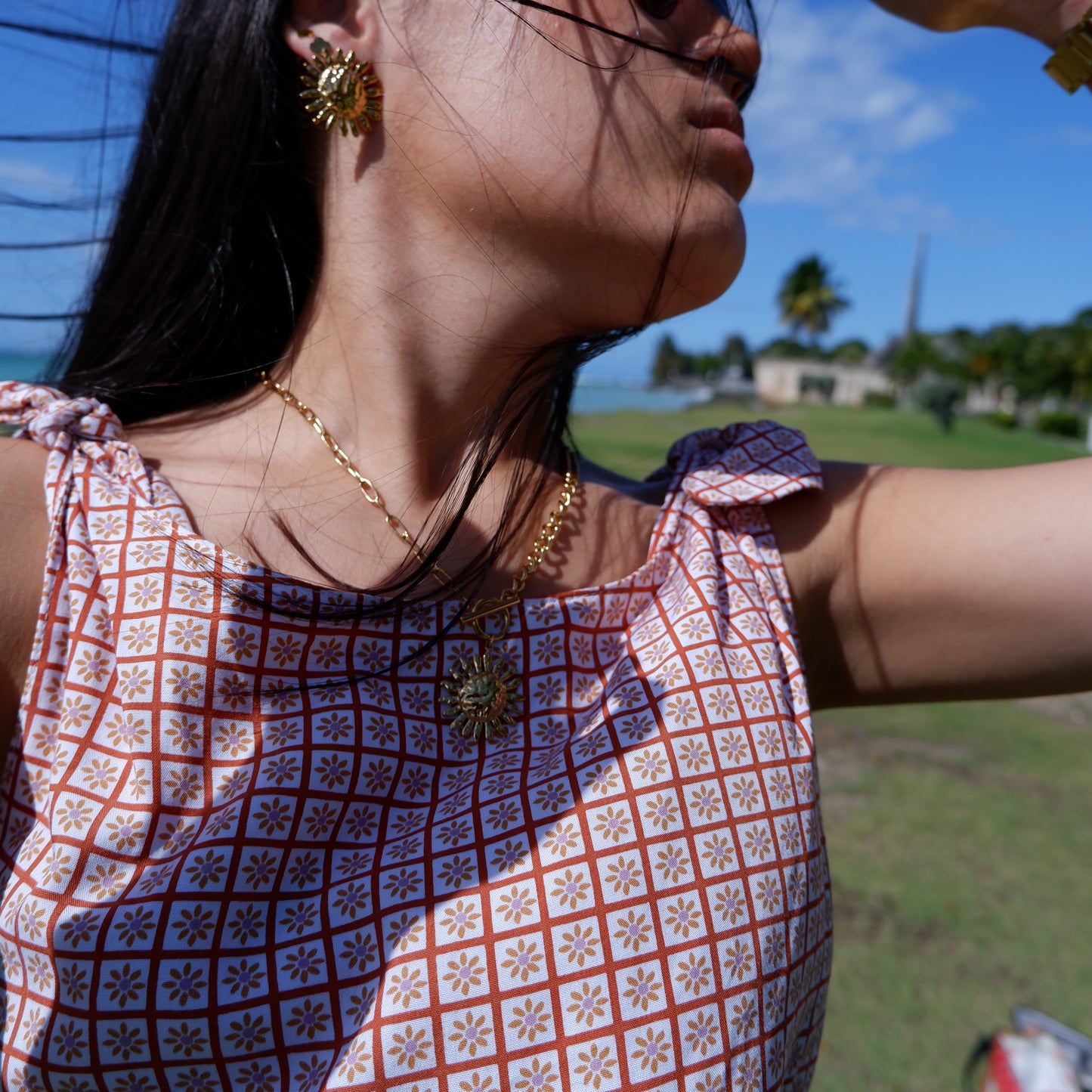 Sun earrings