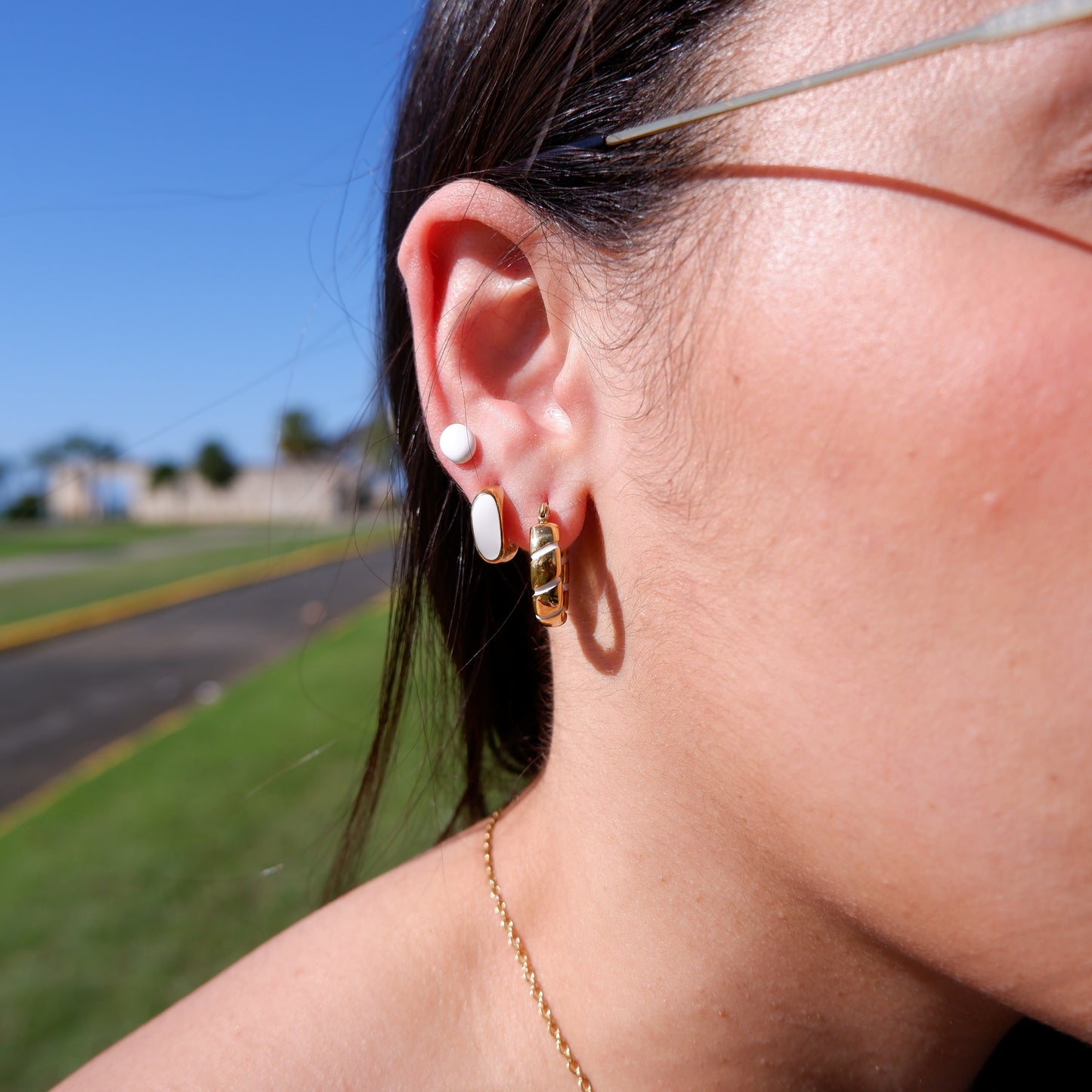 Candy Cane Earring