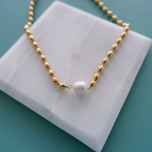 One pearl necklace